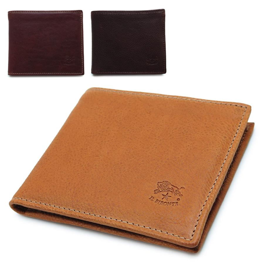 IL BISONTE イルビゾンテ 折財布 メンズ SBW007 PO0001 二つ折り財布  