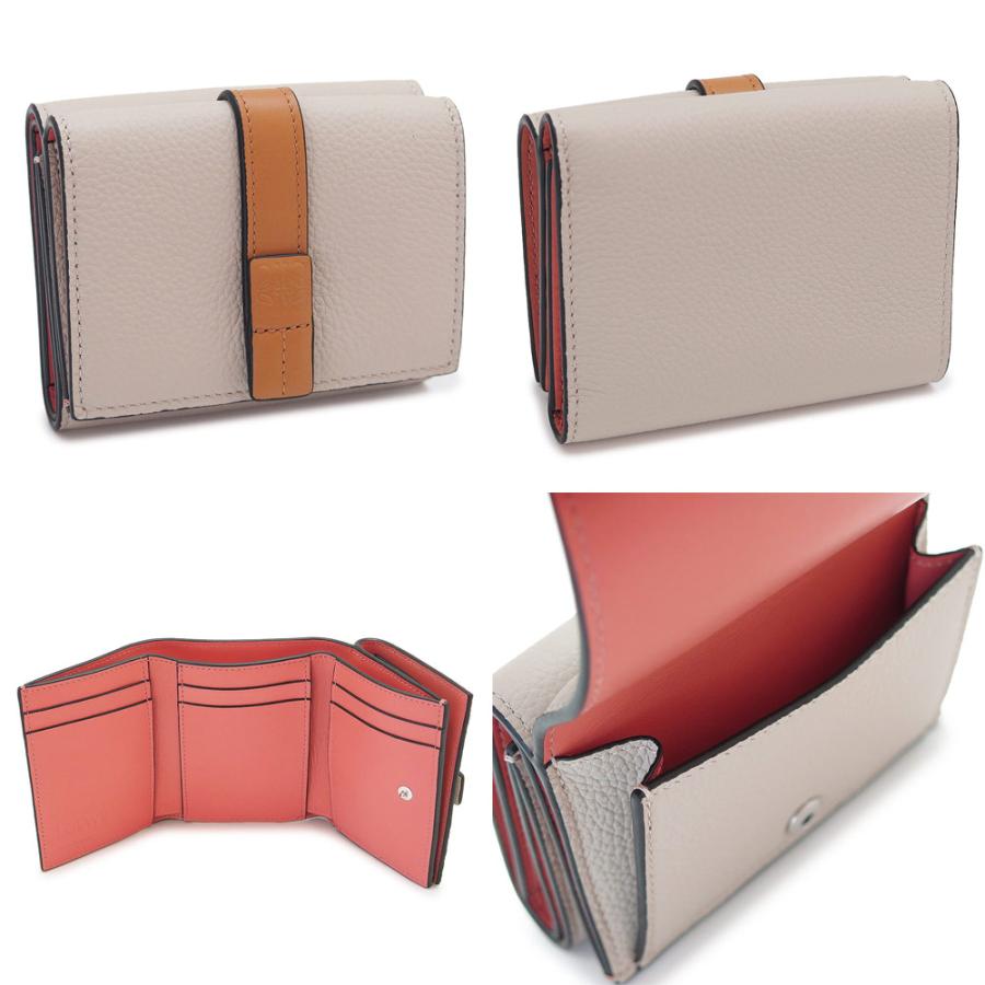 LOEWE（ロエベ） 折財布 レディース トライフォールド ウォレット