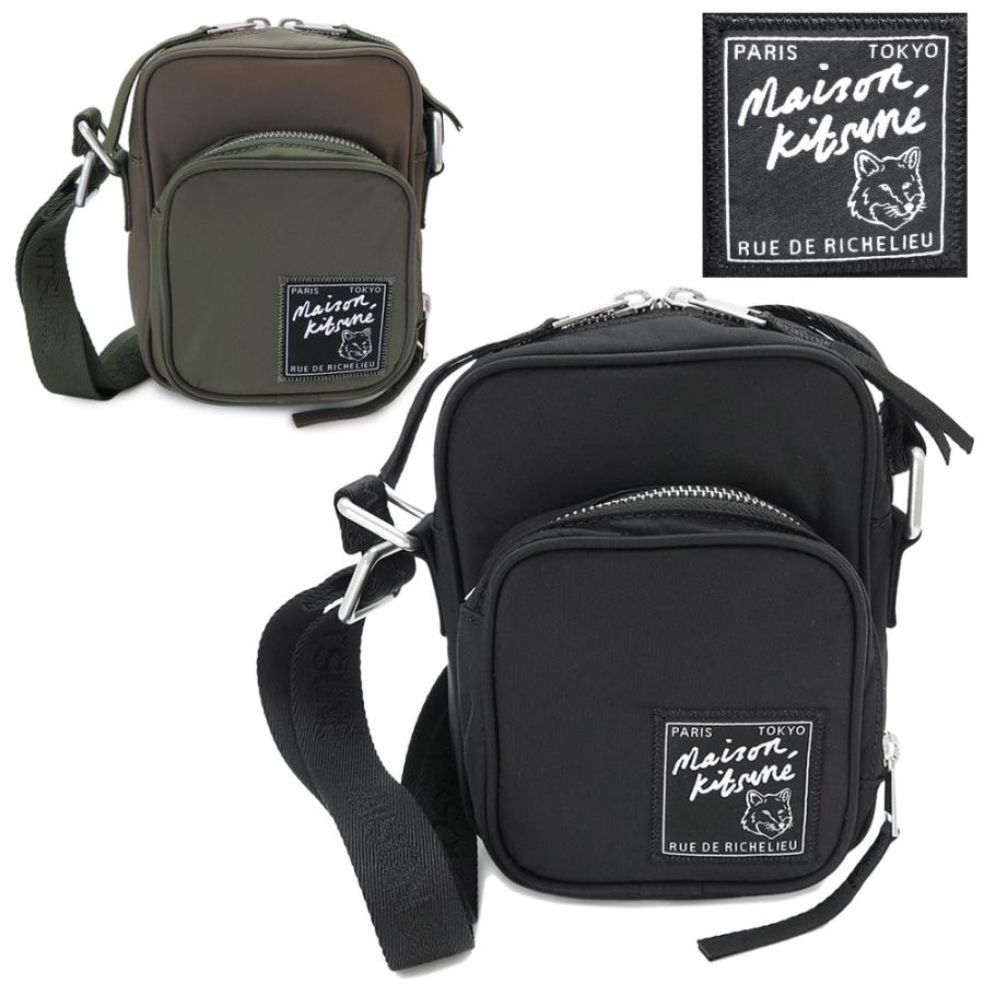 MAISON KITSUNE メゾンキツネ ショルダーバッグ LM05165WQ1001 MAISON KITSUNE メゾンキツネ ショルダーバッグ LM05165WQ1001