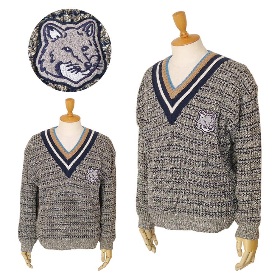 MAISON KITSUNE メゾンキツネ セーター メンズ LM00803KT1095 MAISON KITSUNE メゾンキツネ セーター メンズ LM00803KT1095