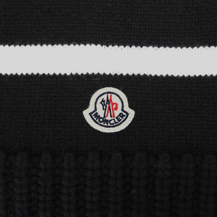 モンクレール マフラー 3C00012 M1127 ストール スカーフ ボーダー ウール カシミヤ MONCLER 爆買の画像