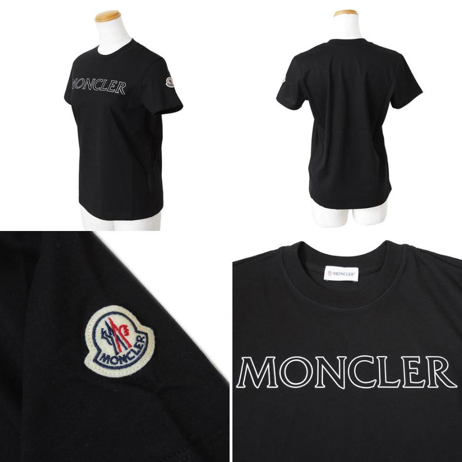 モンクレール Tシャツ 半袖 レディース 8C00013 829FB ロゴ レギュラーフィット クルーネック SS T-SHIRT｜1pia｜07