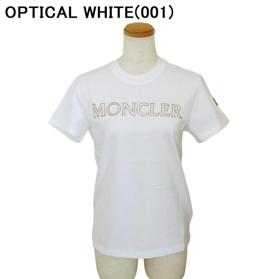 【希少】モンクレール レディース MONCLER 立体ロゴ刺繍 半袖 Tシャツ MONCLER モンクレール 半袖 Tシャツ 8C00013 829FB レディース