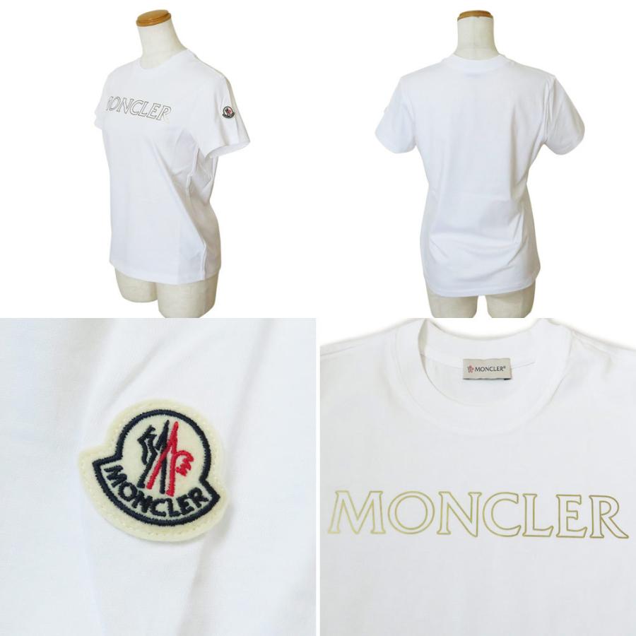 『MONCLER』モンクレール (S) プリント 半袖 tシャツ MONCLER モンクレール Tシャツ シャツ 半袖 トップス プリント