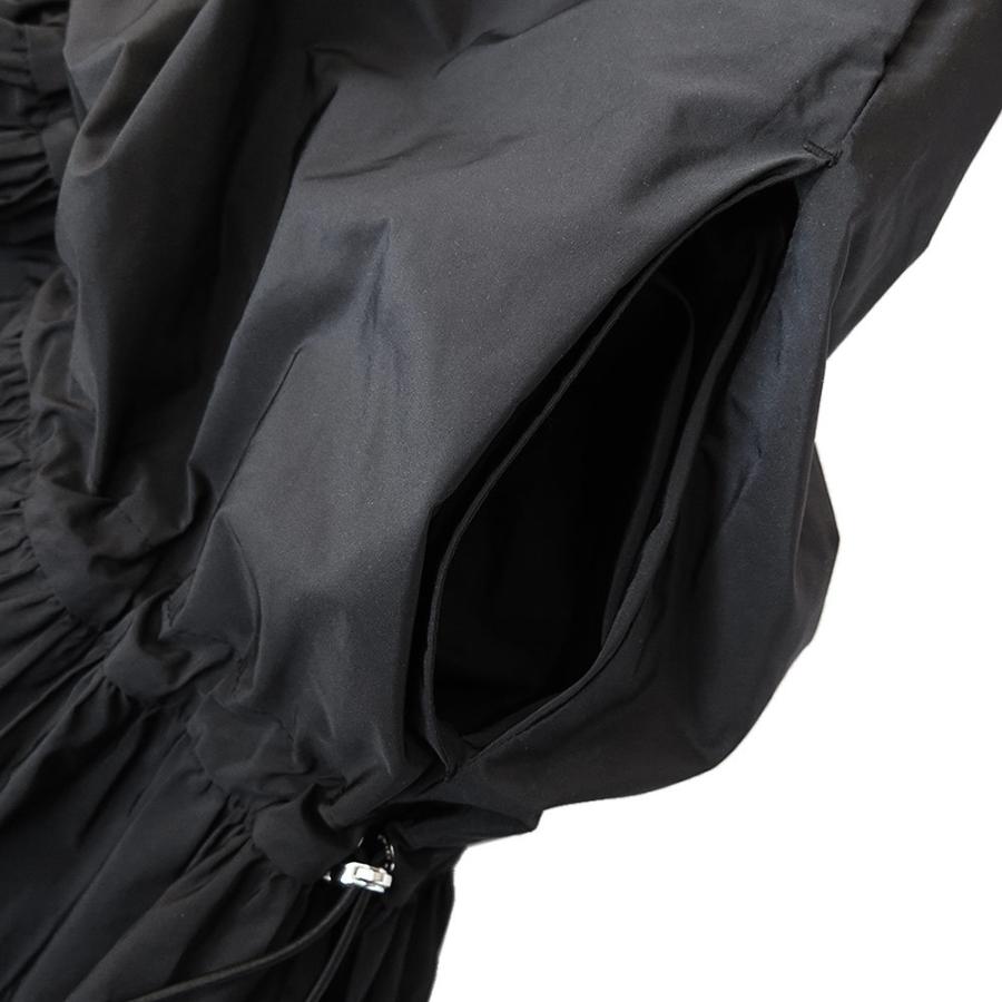 モンクレール ドレス 半袖 レディース ワンピース シャツドレス クルーネック ブラック 黒 MONCLER 2G00010 54AWA 999 爆買の画像
