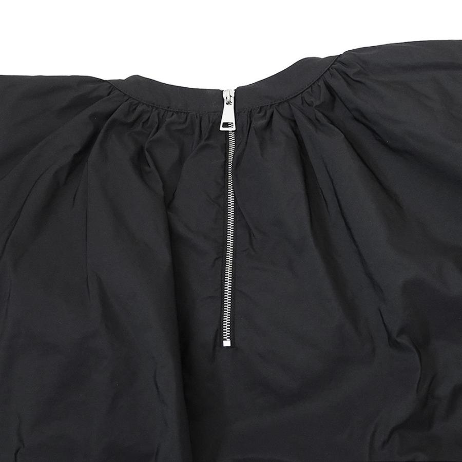 モンクレール ドレス 半袖 レディース ワンピース シャツドレス クルーネック ブラック 黒 MONCLER 2G00010 54AWA 999 爆買の画像