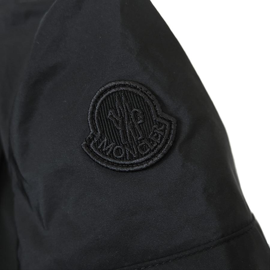 モンクレール ドレス 半袖 レディース ワンピース シャツドレス クルーネック ブラック 黒 MONCLER 2G00010 54AWA 999 爆買の画像