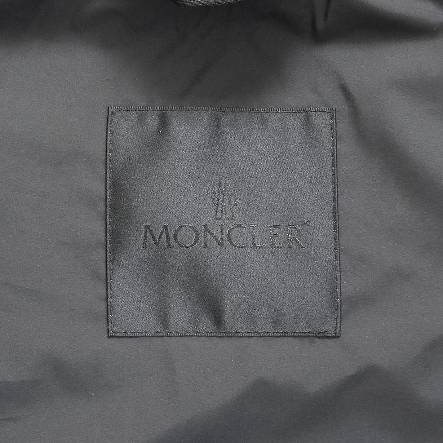 モンクレール MONCLER ジャケット メンズ ARRAKIS 1A00114 53A5E 999 ウインドブレーカー レインコート ステッチ ロゴパッチ ブラック 2026年春夏新作の画像