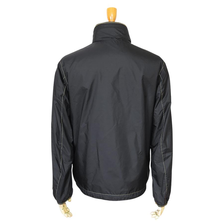 モンクレール MONCLER ジャケット メンズ ARRAKIS 1A00114 53A5E 999 ウインドブレーカー レインコート ステッチ ロゴパッチ ブラック 2026年春夏新作の画像