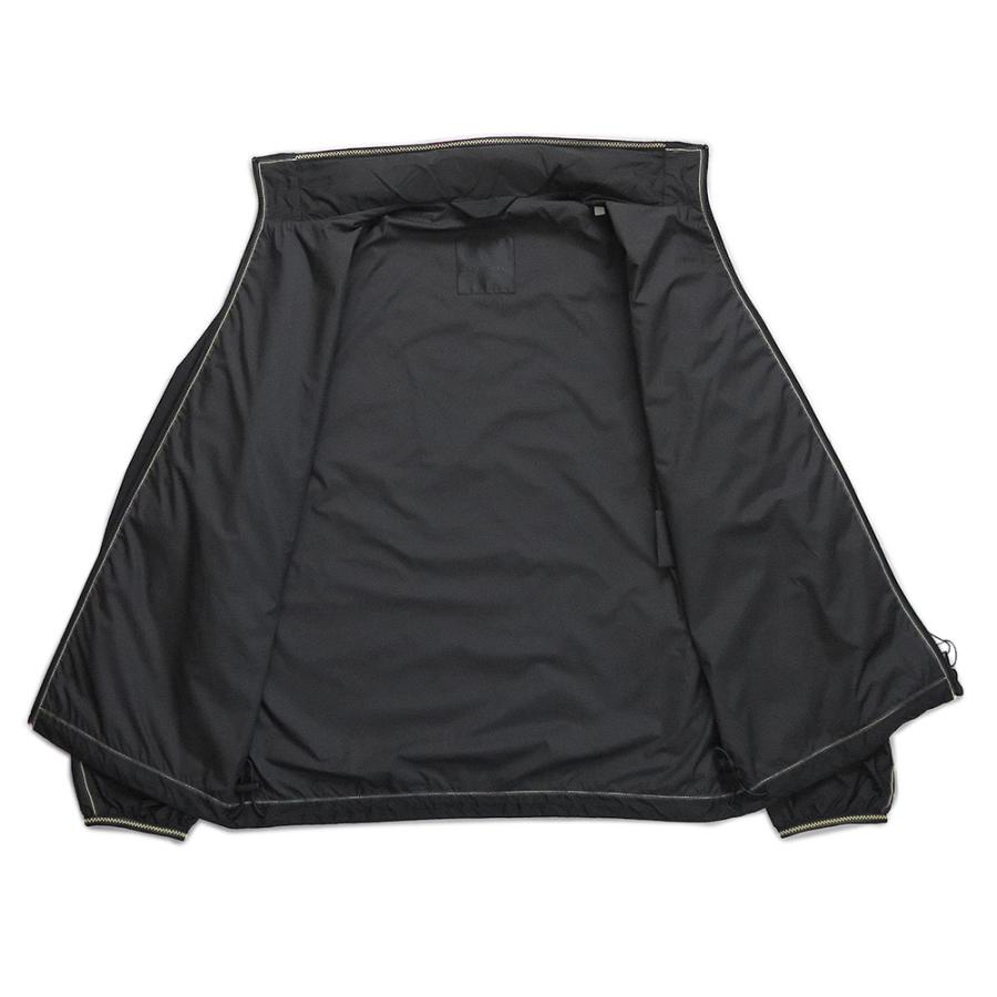 モンクレール MONCLER ジャケット メンズ ARRAKIS 1A00114 53A5E 999 ウインドブレーカー レインコート ステッチ ロゴパッチ ブラック 2026年春夏新作の画像