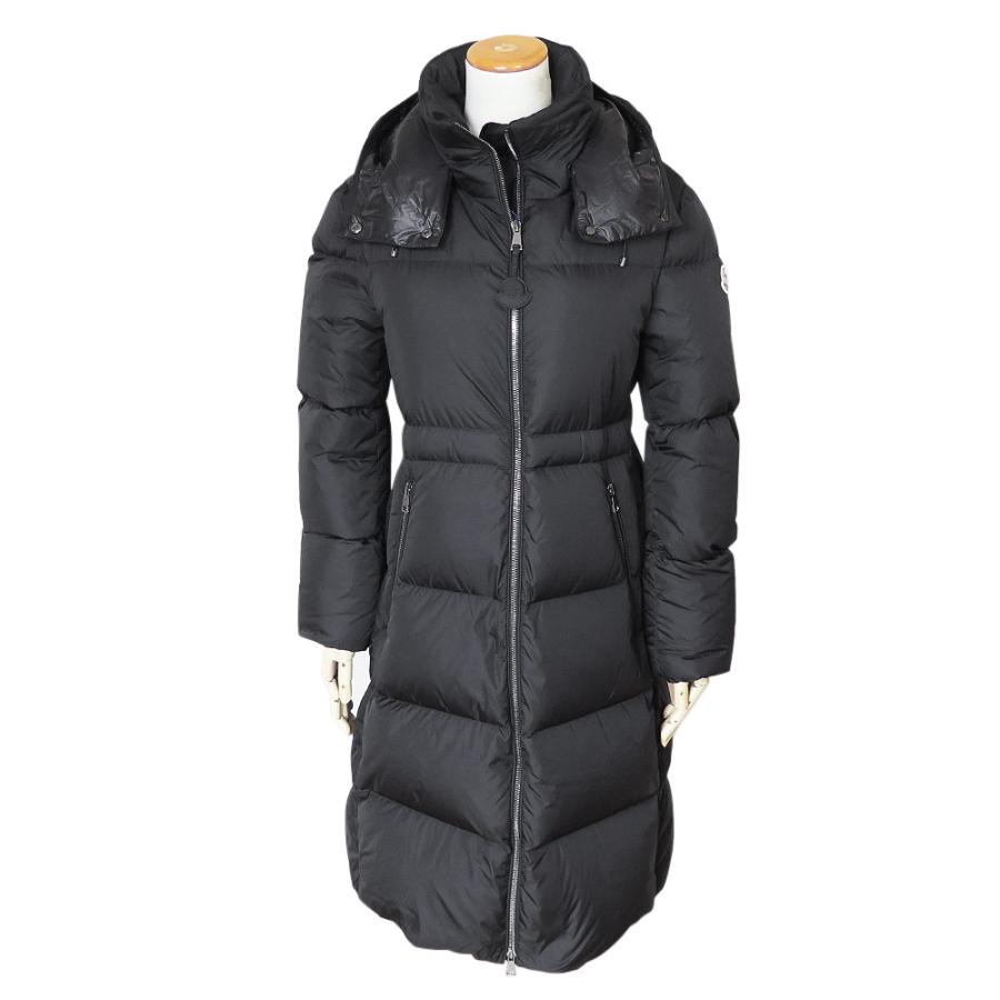 モンクレール ロング ダウンジャケット レディース BROUFFIER 1C00012 53A5E 999 ブフィエ ダウンコート アウター ブラック MONCLER｜1pia｜02