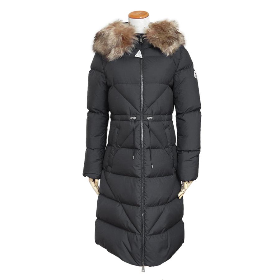 モンクレール ダウンジャケット レディース BUSARD 1C00024 54A81 999 ダウンコート アウター ファー付き ブラック 黒 MONCLERの画像
