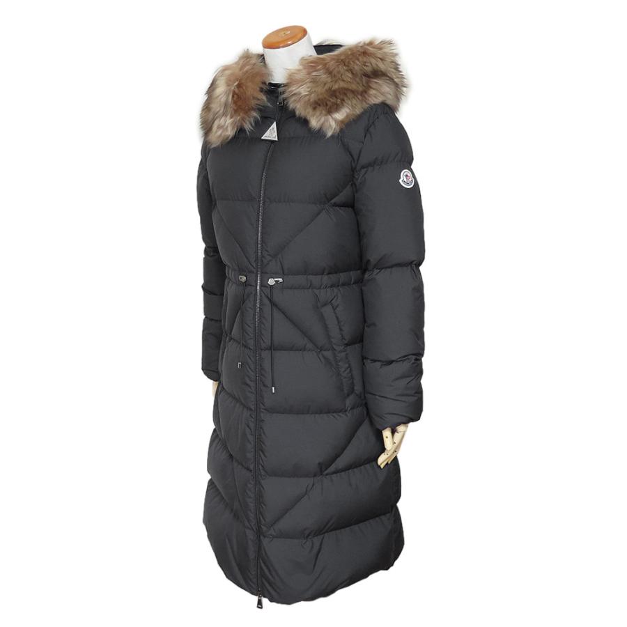 モンクレール ダウンジャケット レディース BUSARD 1C00024 54A81 999 ダウンコート アウター ファー付き ブラック 黒 MONCLERの画像