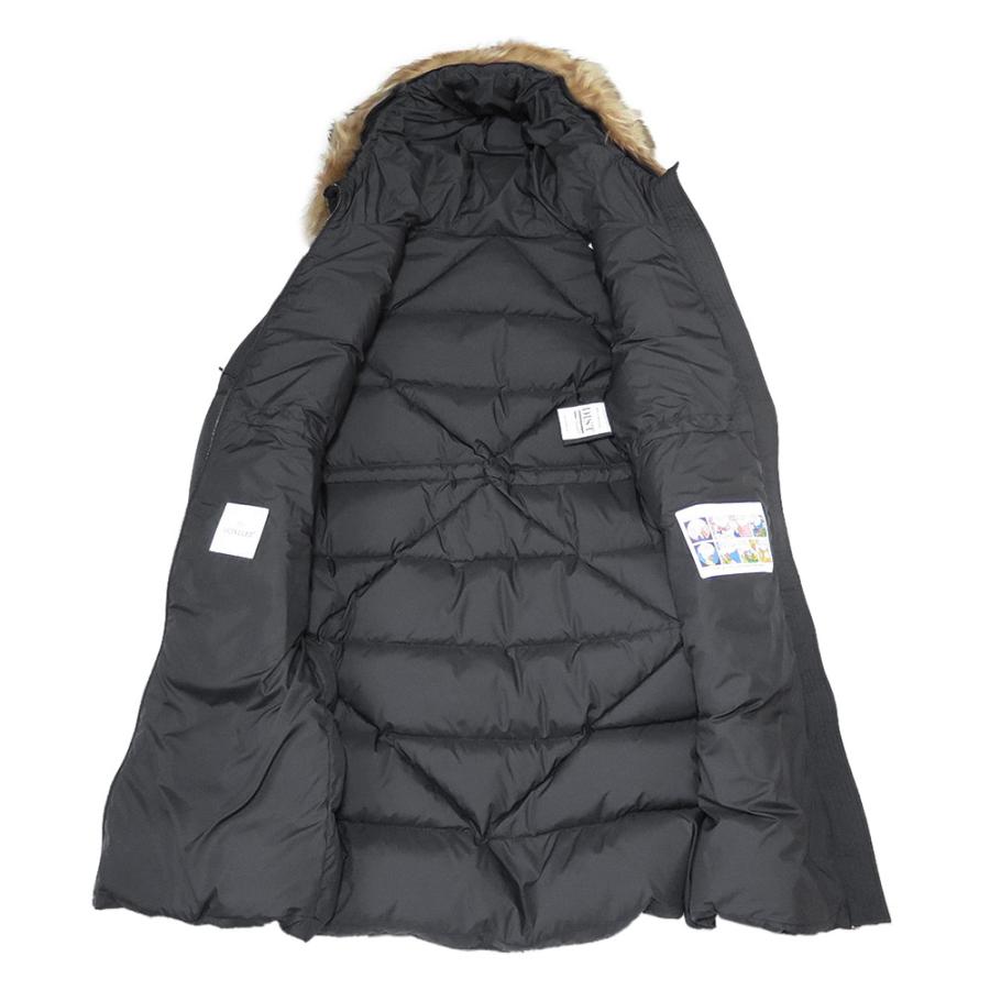 モンクレール ダウンジャケット レディース BUSARD 1C00024 54A81 999 ダウンコート アウター ファー付き ブラック 黒 MONCLERの画像