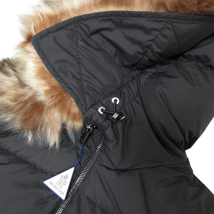 モンクレール ダウンジャケット レディース BUSARD 1C00024 54A81 999 ダウンコート アウター ファー付き ブラック 黒 MONCLERの画像