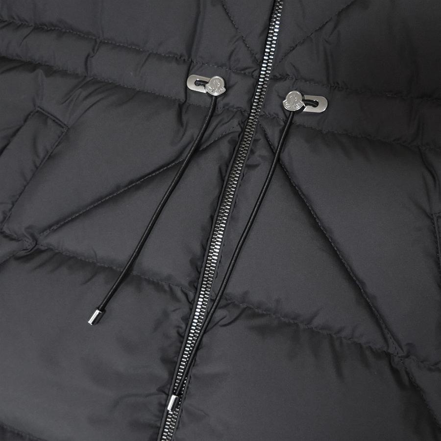 モンクレール ダウンジャケット レディース BUSARD 1C00024 54A81 999 ダウンコート アウター ファー付き ブラック 黒 MONCLERの画像