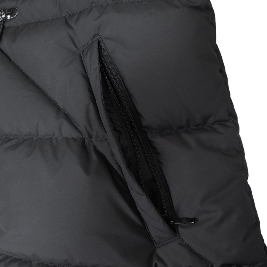 モンクレール ダウンジャケット レディース BUSARD 1C00024 54A81 999 ダウンコート アウター ファー付き ブラック 黒 MONCLERの画像