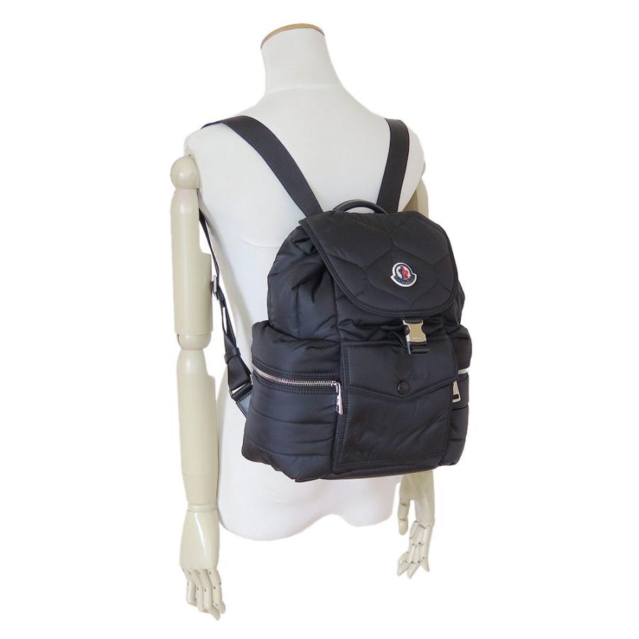 モンクレール リュックサック レディース ブラック ASTRO BACKPACK 