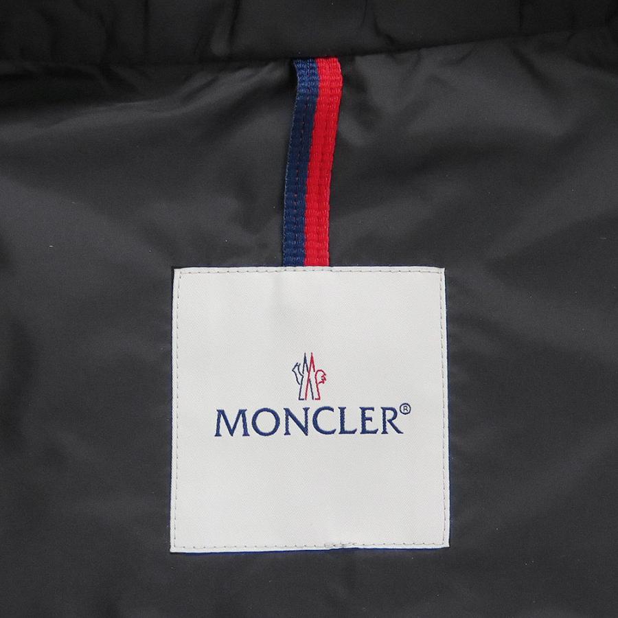 モンクレール MONCLER ジャケット メンズ REPPE 1A00161 68352 999 ウインドブレーカー レインコート トリコロール エンボスロゴ ブラック 2026年春夏新作の画像