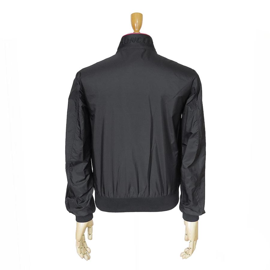 モンクレール MONCLER ジャケット メンズ REPPE 1A00161 68352 999 ウインドブレーカー レインコート トリコロール エンボスロゴ ブラック 2026年春夏新作の画像