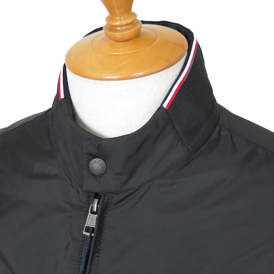 モンクレール MONCLER ジャケット メンズ REPPE 1A00161 68352 999 ウインドブレーカー レインコート トリコロール エンボスロゴ ブラック 2026年春夏新作の画像