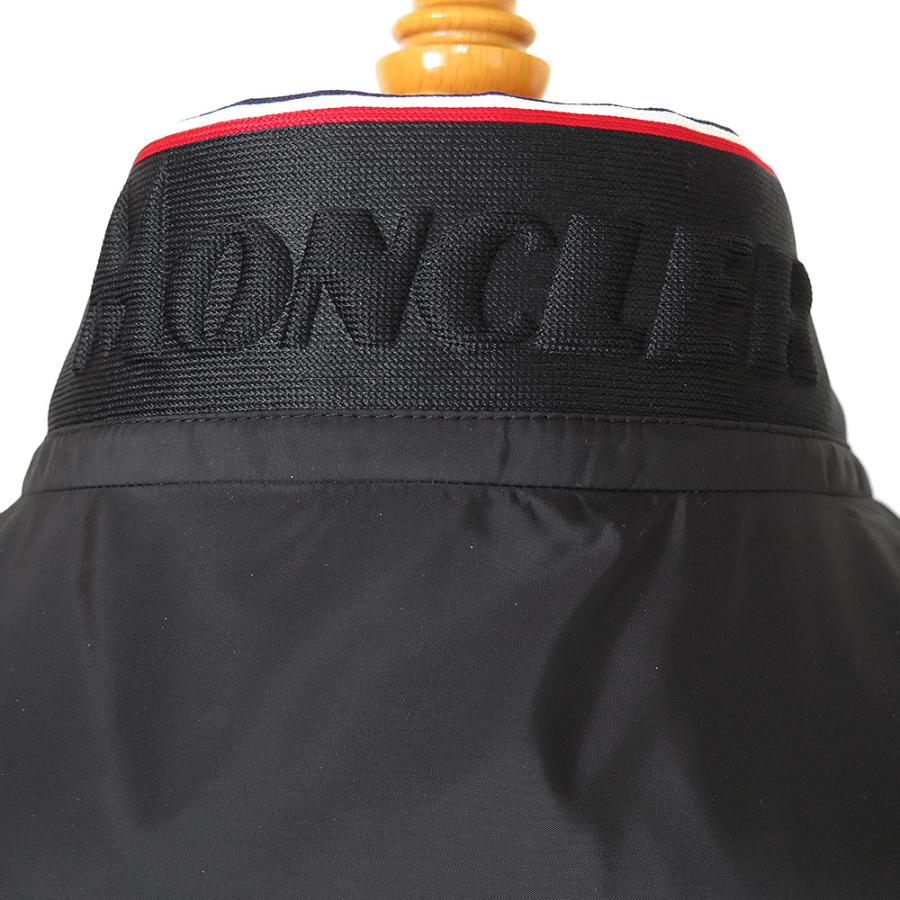 モンクレール MONCLER ジャケット メンズ REPPE 1A00161 68352 999 ウインドブレーカー レインコート トリコロール エンボスロゴ ブラック 2026年春夏新作の画像