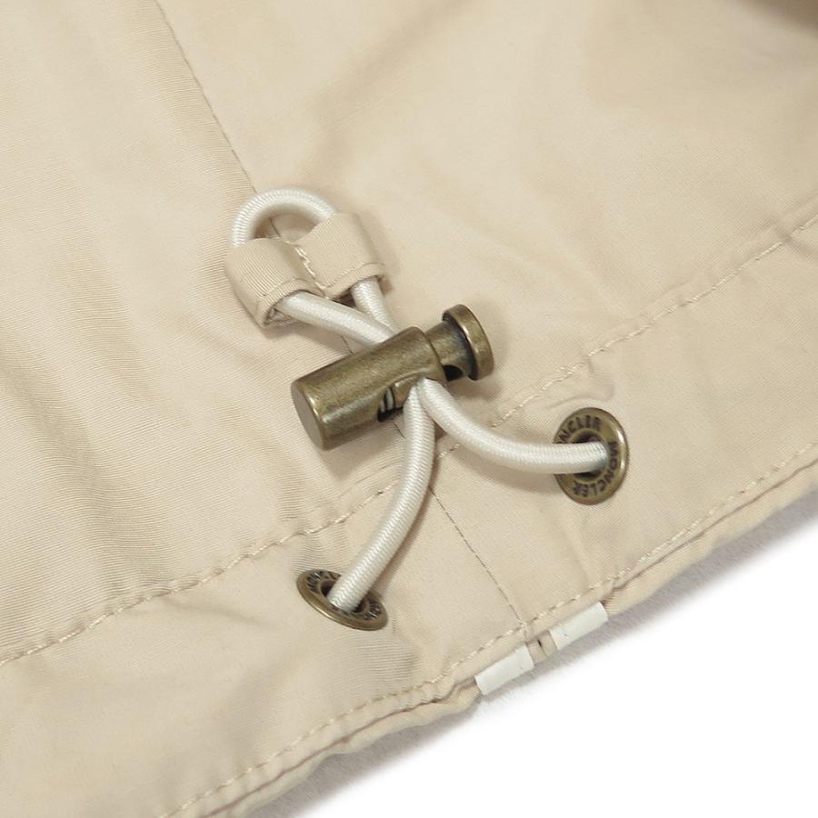 モンクレール MONCLER ジャケット レディース SARRACENIA 1A00136 549P3 20J ウインドブレーカー レインコート ロゴパッチ ライトベージュ 2026年春夏新作の画像
