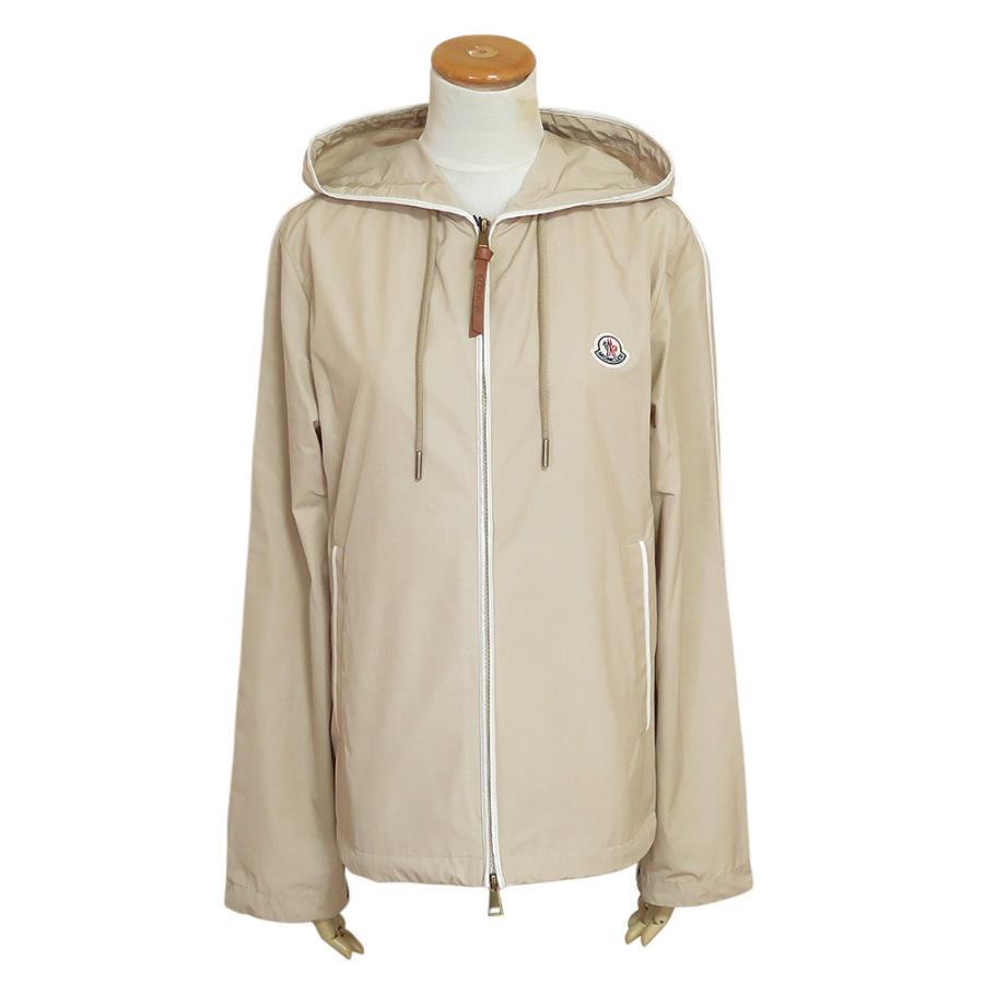 モンクレール MONCLER ジャケット レディース SARRACENIA 1A00136 549P3 20J ウインドブレーカー レインコート ロゴパッチ ライトベージュ 2026年春夏新作の画像