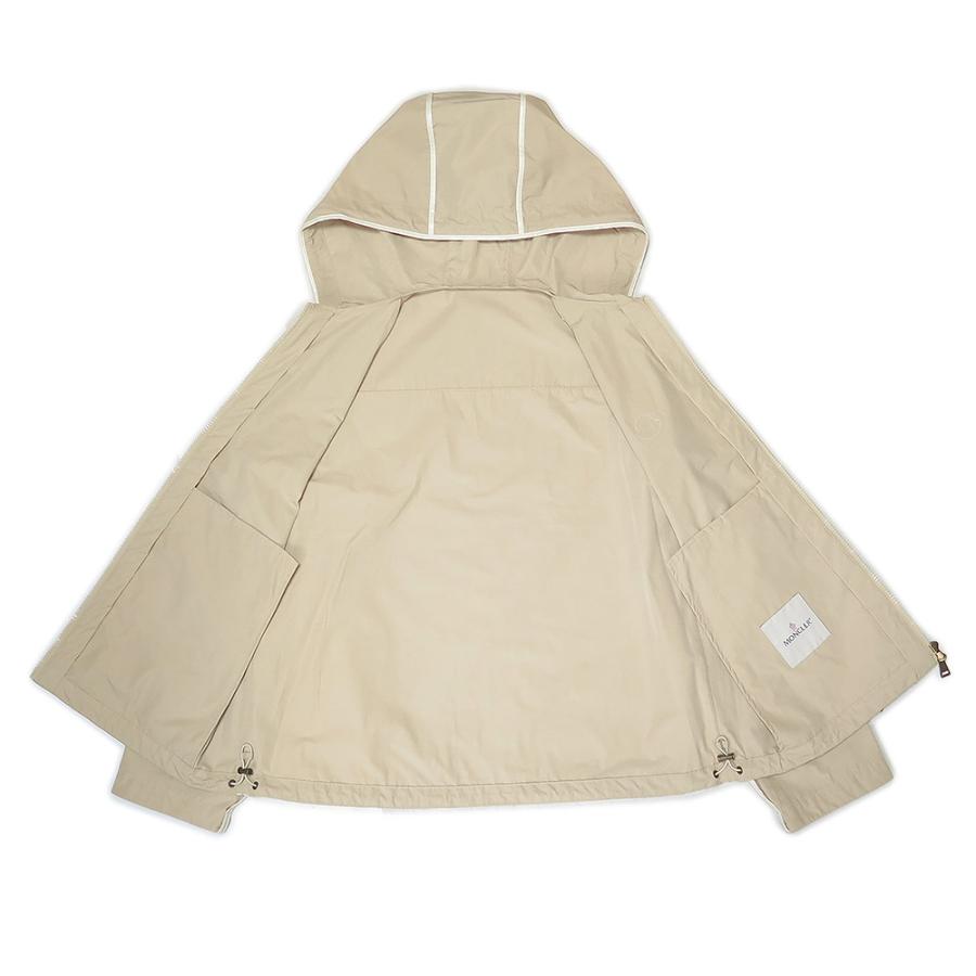 モンクレール MONCLER ジャケット レディース SARRACENIA 1A00136 549P3 20J ウインドブレーカー レインコート ロゴパッチ ライトベージュ 2026年春夏新作の画像
