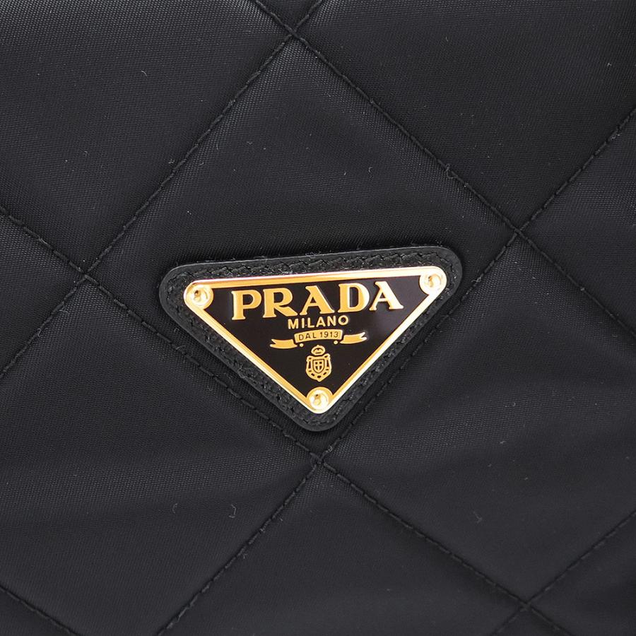 プラダ ショルダーバッグ レディース Re-Edition 1995 チェーンバッグ トートバッグ 三角ロゴ ブラック 黒 PRADA 1BG529 2AOS F0002_6