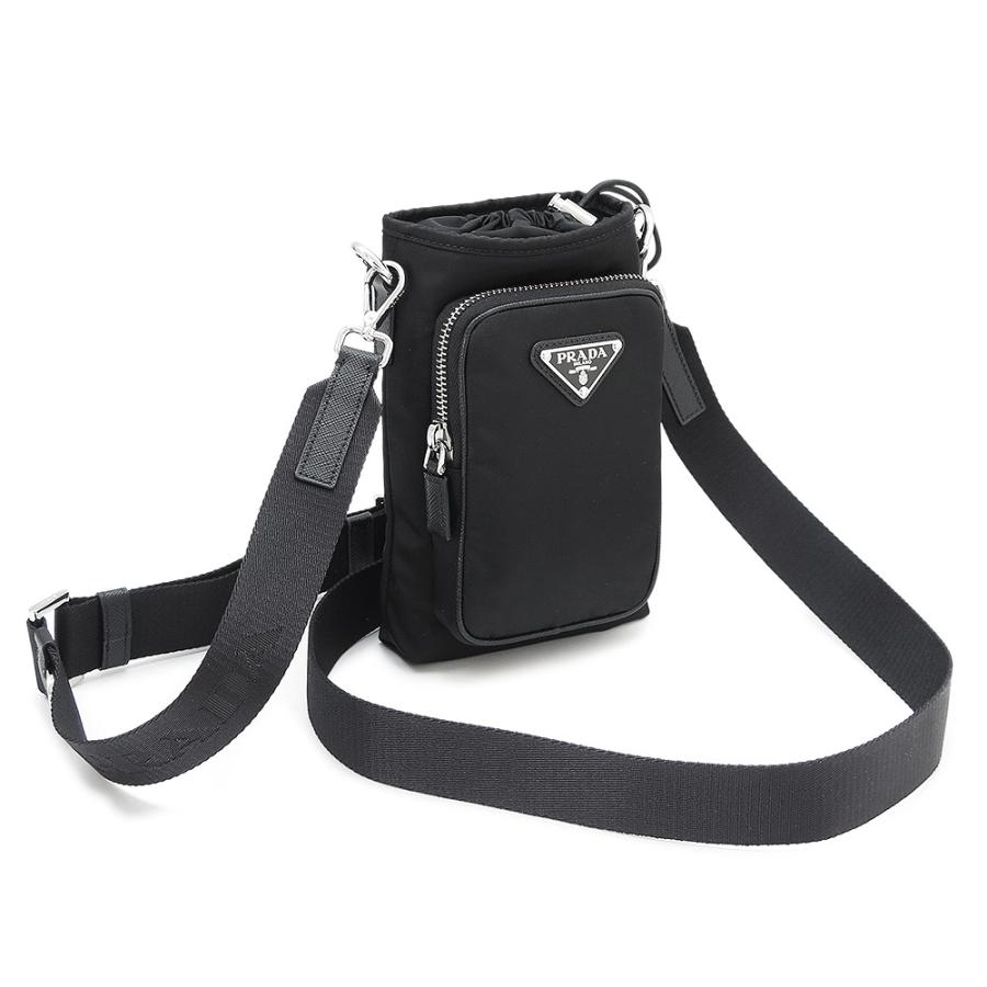 PRADA ブラック ショルダーバッグ 2ZH155 PRADA（プラダ） ショルダーバッグ スマートフォンケース 2ZH155 2DMI