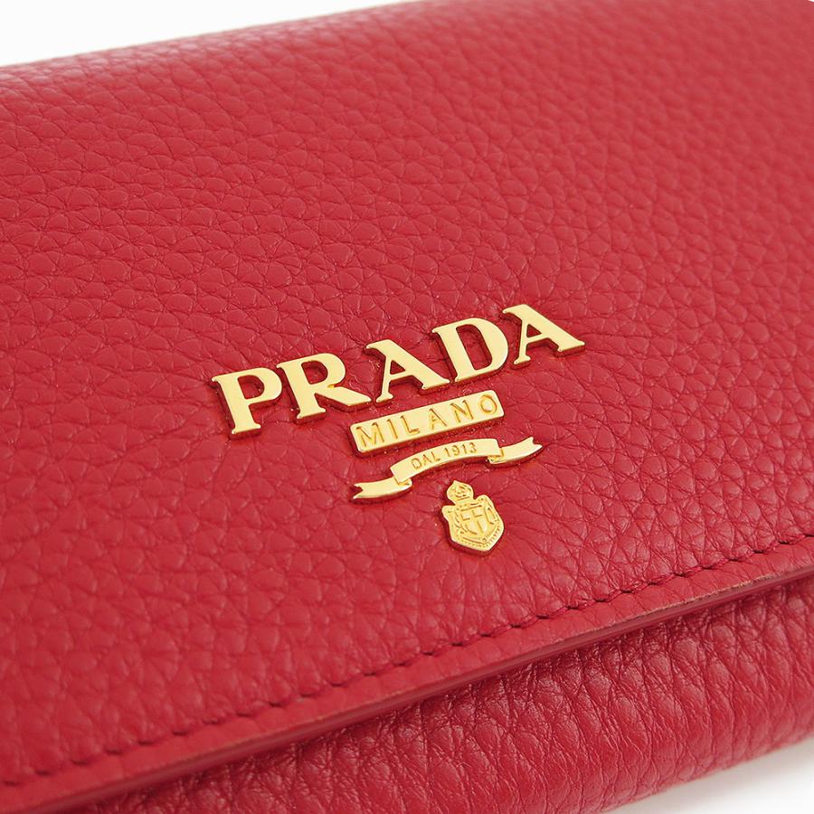 PRADA（プラダ） 訳あり 長財布 レディース フラップ ウォレット