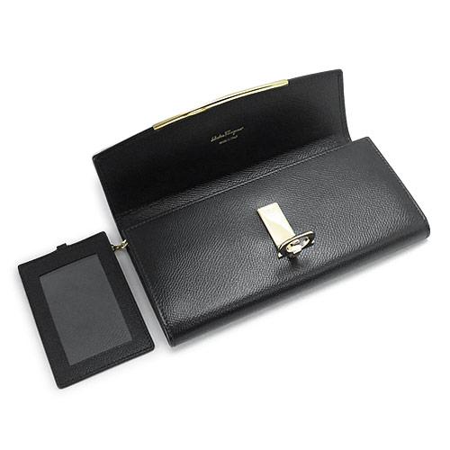 FERRAGAMO フェラガモ 長財布 レディース 22D150 フラップ FERRAGAMO フェラガモ 長財布 レディース 22D150 フラップ