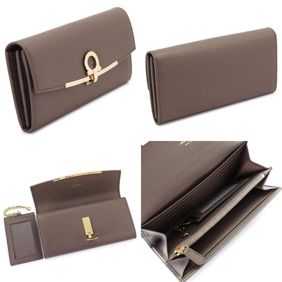 FERRAGAMO フェラガモ 長財布 レディース 22D150 フラップ FERRAGAMO フェラガモ 長財布 レディース 22D150 フラップ