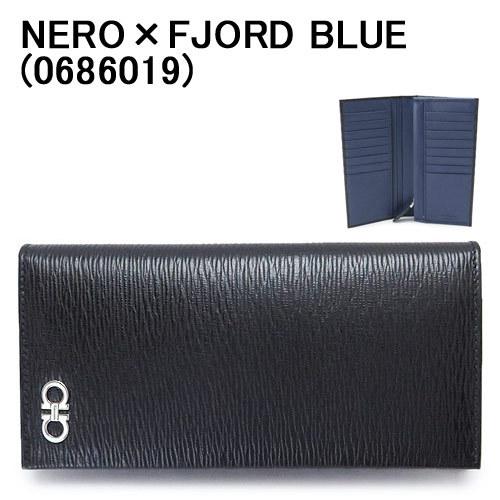 FERRAGAMO フェラガモ 長財布 メンズ 66A069 二つ折りフラップ FERRAGAMO フェラガモ 長財布 メンズ 66A069 二つ折りフラップ