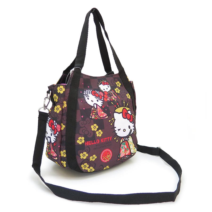sanrio（サンリオ） トートバッグ ハローキティ 和柄 ショルダーバッグ