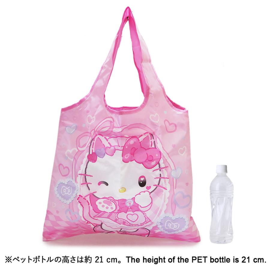 サンリオ トートバッグ ハローキティ マイメロディ クロミ シナモロール サテン エコバッグ ポーチ付き キャラクター 日本限定 ヤスダ通商 メール便対応 | sanrio | 09