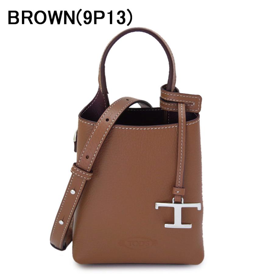 トッズ ショルダーバッグ レディース Tタイムレス XBWAPAT9000QRI ミニバッグ ハンドバッグ トートバッグ マイクロ レザー TOD'Sの画像