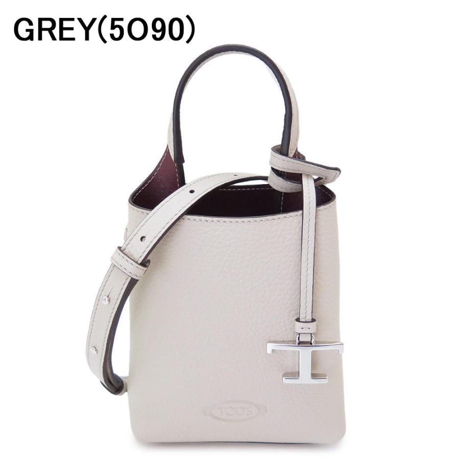 トッズ ショルダーバッグ レディース Tタイムレス XBWAPAT9000QRI ミニバッグ ハンドバッグ トートバッグ マイクロ レザー TOD'Sの画像