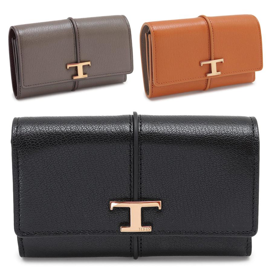 TOD'S トッズ 折財布 レディース Tタイムレス XAWTSKB3300TLS 三 TOD'S トッズ 折財布 レディース Tタイムレス XAWTSKB3300TLS 三