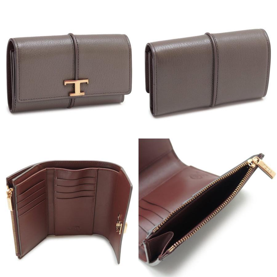 TOD'S トッズ 折財布 レディース Tタイムレス XAWTSKB3300TLS 三 TOD'S トッズ 折財布 レディース Tタイムレス XAWTSKB3300TLS 三