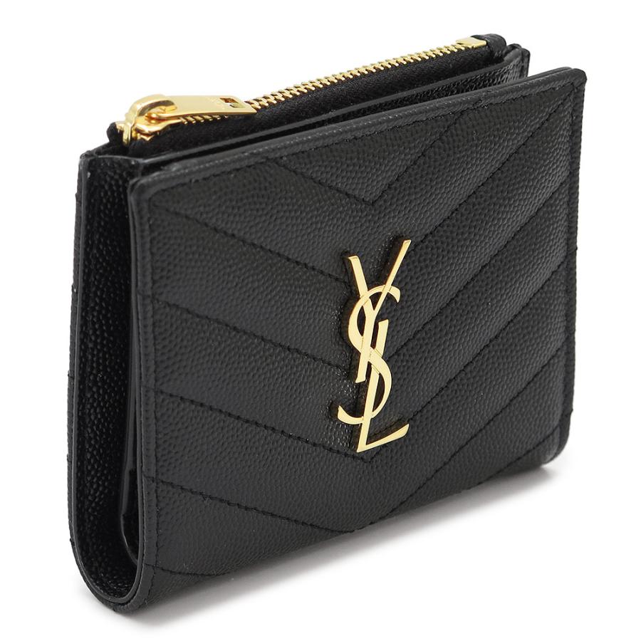 サンローラン バイフォールドウォレット モノグラム 575879 二つ折り財布 SAINT LAURENT サンローラン 折財布 レディース モノグラム バイ
