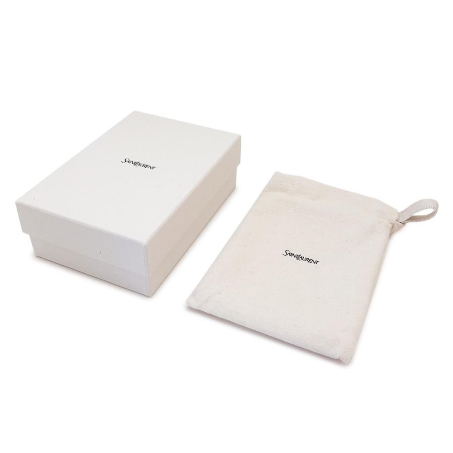 サンローラン 折財布 レディース モノグラム コンパクト ジップアラウンド ウォレット 668288 BOW01 1000 二つ折り財布 YSLロゴ レザー ブラック 2026年春夏新作の画像
