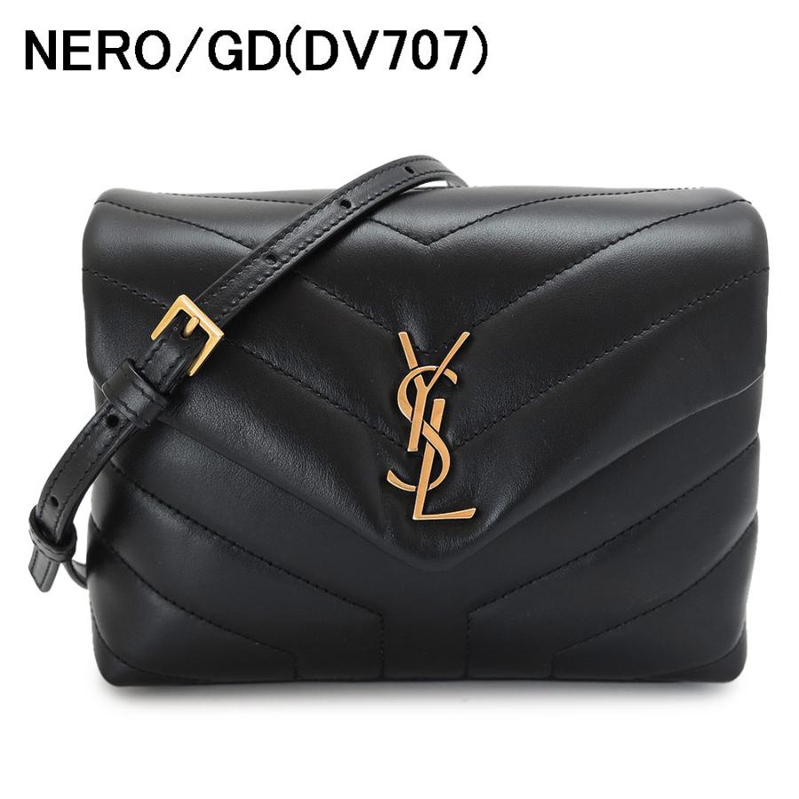 サンローラン ショルダーバッグ レディース 678401 DV706 1000 / DV707 1000 ルル トイバッグ YSL モノグラム キルティング レザー ブラック 2024年春夏新作｜1pia｜04