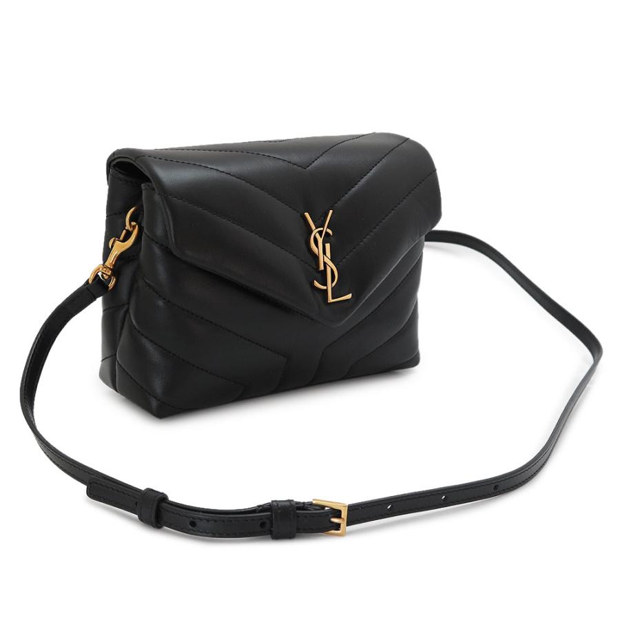 サンローラン ショルダーバッグ レディース 678401 DV706 1000 / DV707 1000 ルル トイバッグ YSL モノグラム キルティング レザー ブラック 2024年春夏新作｜1pia｜05