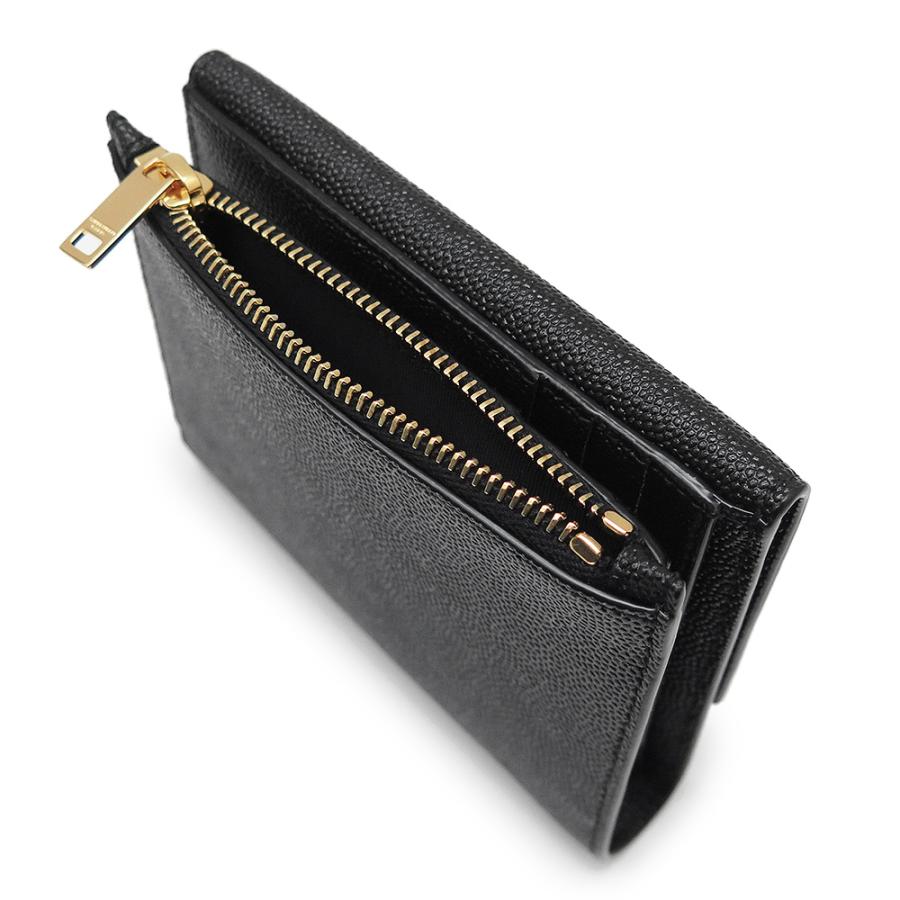 【極美品】サンローラン 財布 YSL キャビアスキン ブラック コンパクト Yves Saint Laurent（イヴ・サンローラン） サンローラン 二つ折り長