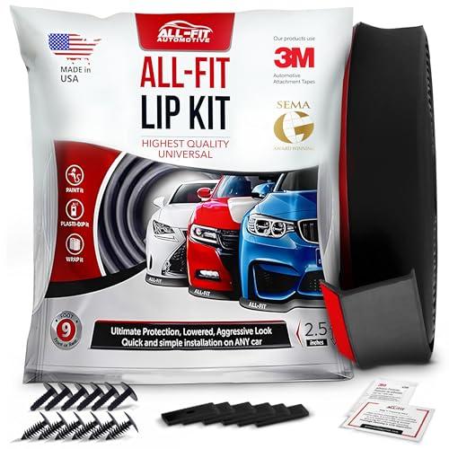 【並行輸入品】All Fit Automotive 2.5インチ ユニバーサルバンパーリップスプリッターキット   フロントまたはリア用アゴスポ |  | 01