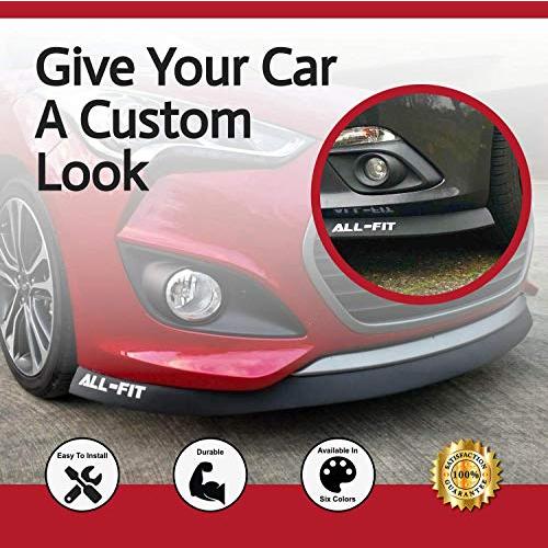 【並行輸入品】All Fit Automotive 2.5インチ ユニバーサルバンパーリップスプリッターキット   フロントまたはリア用アゴスポ |  | 07
