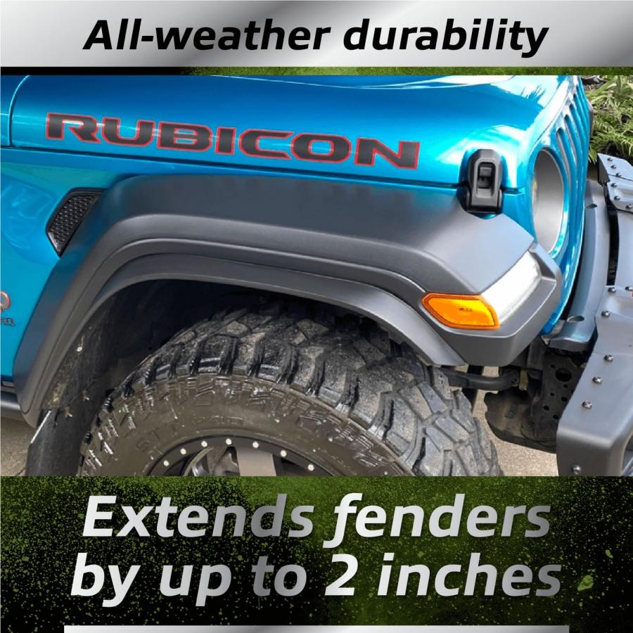 【新品未使用】EZ Flares XL 汎用フェンダーフレア 2インチ 並行輸入品】EZ Flares XL(EZフレアXL) フェンダーフレア