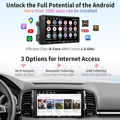 並行輸入品】ATOTO A6PF Android Double DIN Car Stereo, Wireless